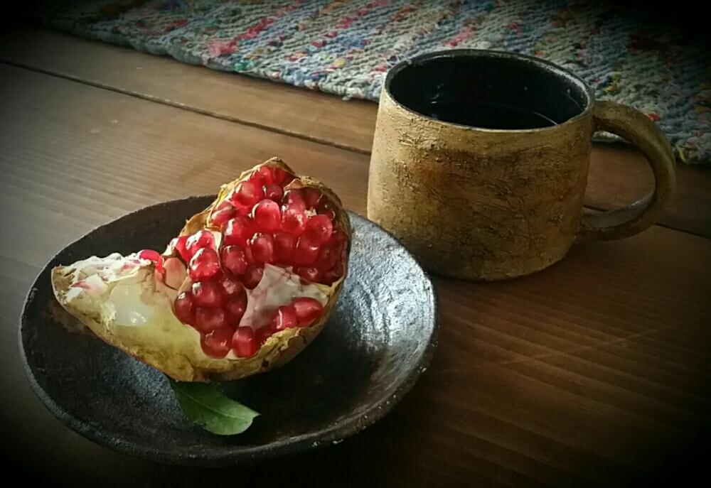 部屋の画像 by Sachiさん | 部屋とザクロと益子の器と季節の実と今日の一枚