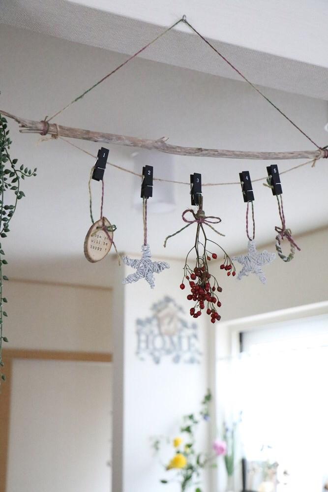 インテリアの画像 by asami さん | インテリアとドライフラワーとハンキングとドライフラワーのある暮らしとDIY&HANDMADEコンテストと流木とハンドメイドとナチュラルスタイルと花のある暮らしとハンドメイド雑貨と『赤色植物』コンテスト