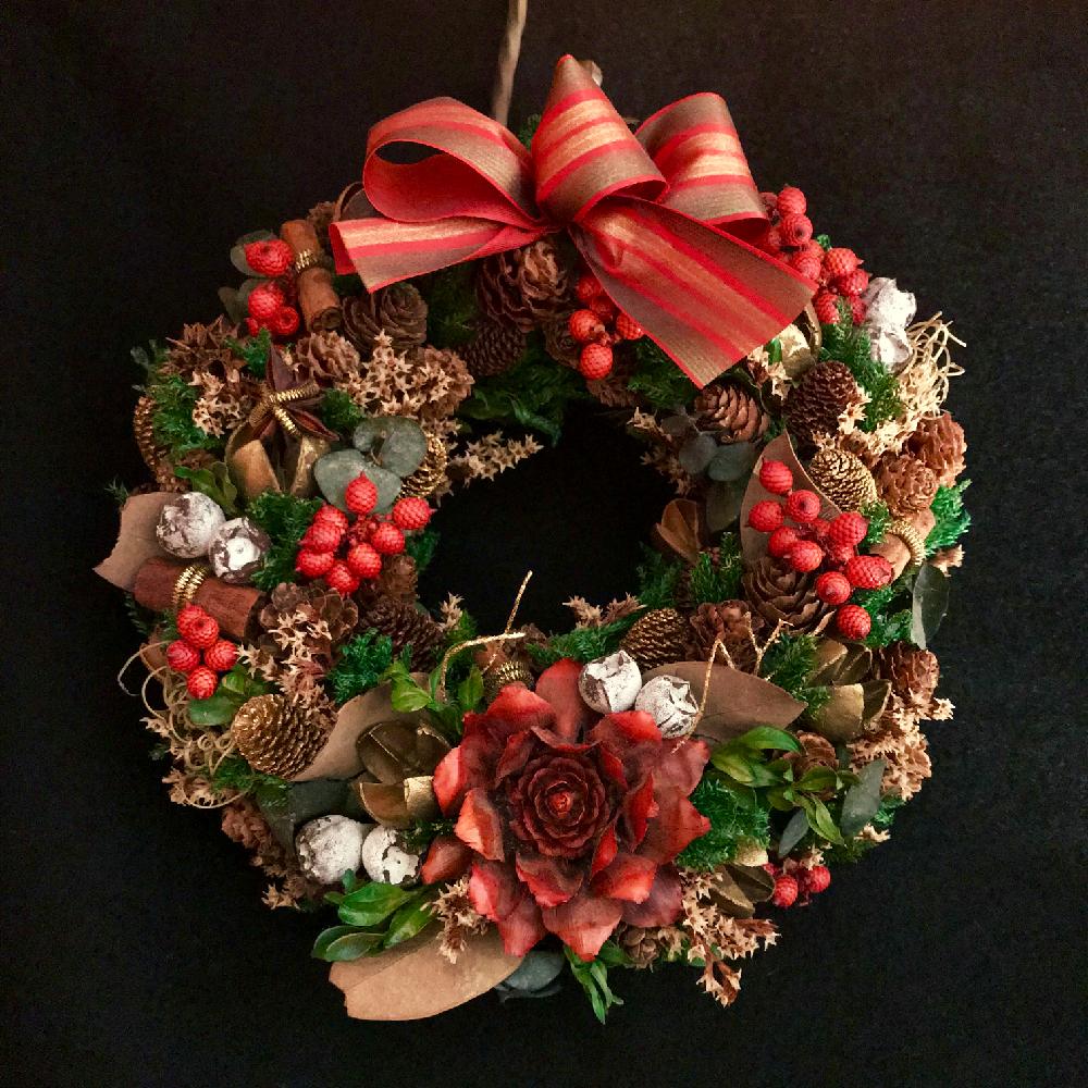 インテリアの画像 by ママワンさん | インテリアと数種類の木の実とあ〇〇冬とリー種と古いモノ自慢とクリスマスの準備とバックブラックとクリスマスカラーとゴイスーとママワンクリスマス