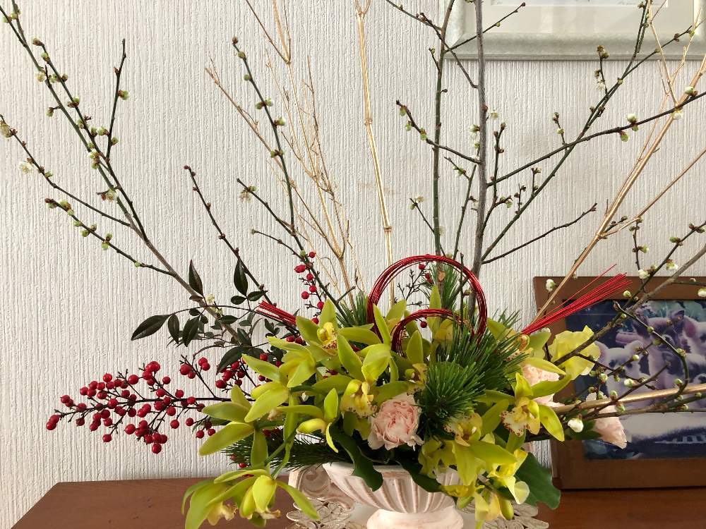 玄関の画像 by まんまドーラさん | 玄関と無修正とお正月フォトコンテスト2019と冬の花と植中毒とお正月とお正月アレンジと癒し…♡と花のある暮らし