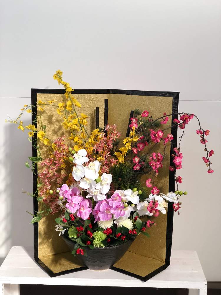の画像 by あんからのななさん | 華やかとアレンジとお正月アレンジと造花とフェイク・造花