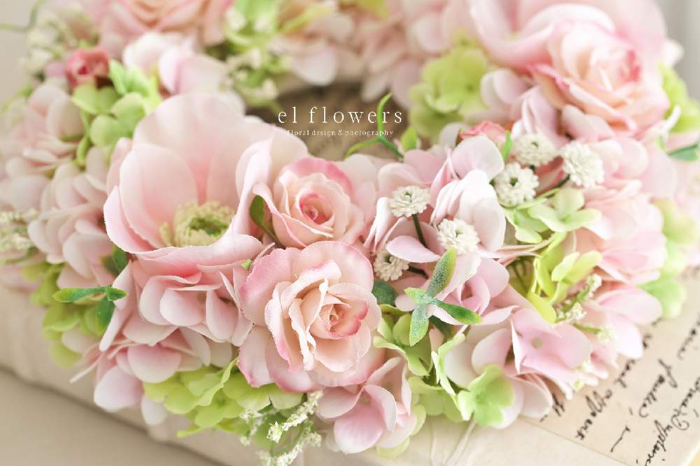 部屋の画像 by el flowersさん | 部屋とエルフラワーズとel flowersとエルフラと作品紹介とリースと造花とハンドメイドとフラワーアレンジメントと花のある暮らしとアーティフィシャル フラワーとディスプレイ