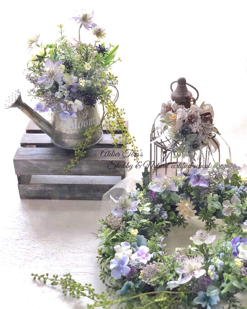 インテリアの画像 by アトリエテラスさん | インテリアと体験レッスンとアーティフィシャルフラワーアレンジメントと今日のお花とリースとフラワーアレンジメントと花のある暮らし