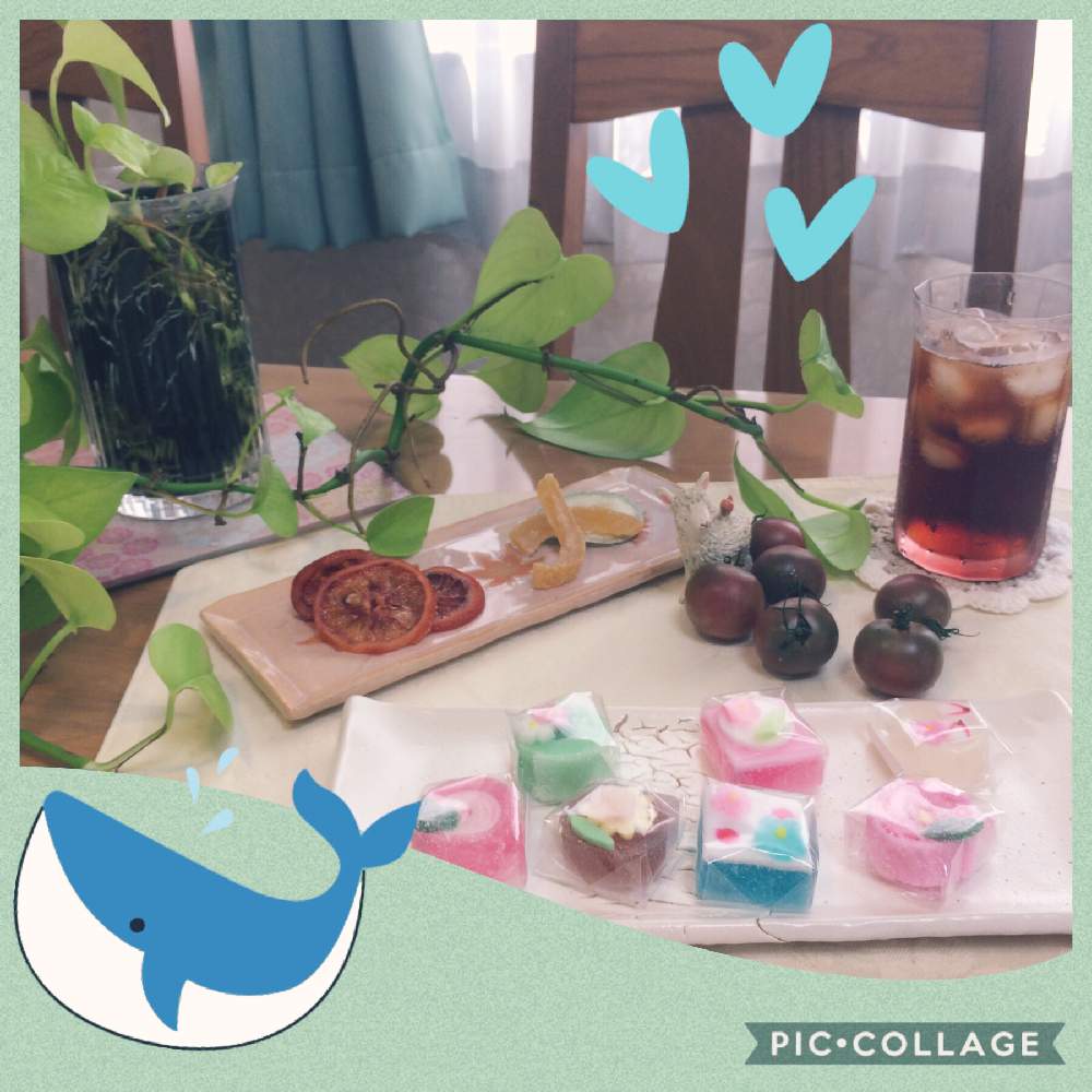 キッチンの画像 by ほっぺさん | キッチンと自家栽培のトマトと水耕栽培中とポトス♡ライム