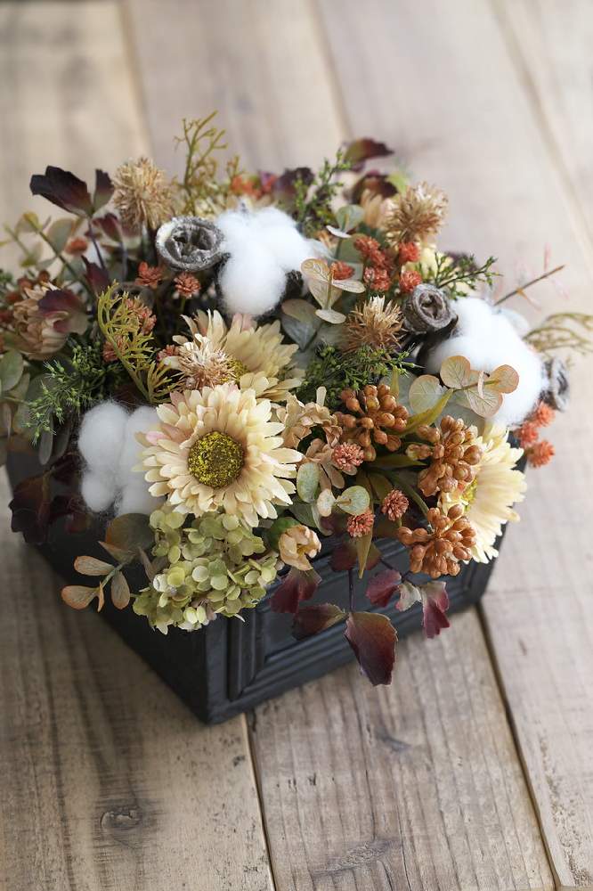 インテリアの画像 by el flowersさん | インテリアとエルフラワーズとel flowersと新商品とエルフラと作品紹介と造花とテーブルフラワーとハンドメイドとフラワーアレンジメントと花のある暮らしとアーティフィシャル フラワーとオンラインショップで販売中