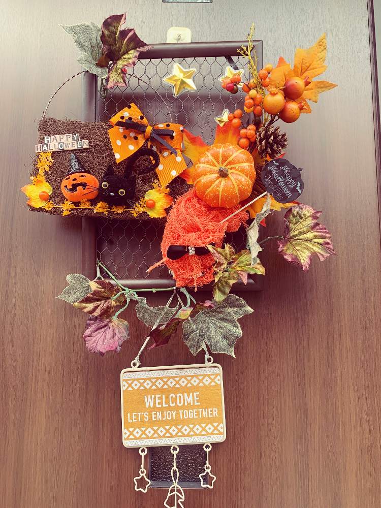 玄関の画像 by Rie....Aさん | 玄関と花のある暮らしとハロウィンとハロウィンかぼちゃと『可憐なミニブーケ』フォトコンテストとDYI