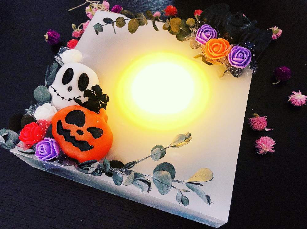 インテリアの画像 by あおちゃんさん | インテリアと綺麗〜❤️とLEDキャンドルライトとハロウィンと可愛いなあ♡とハロウィンアレンジ♪2019と花キャンドルとライトアップ