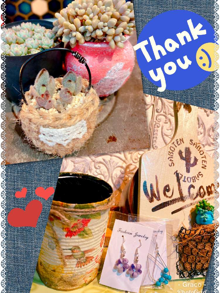 エクステリアの画像 by Graco(*'͜' )⋆*さん | エクステリアと多肉と私。と私の心鷲掴み♡とGSの繋がりに感謝✨とありがとう*.(๓´͈ ˘ `͈๓).*と多肉LIFEの幸せ❤と(*¨)~♥とたにおたくらぶ