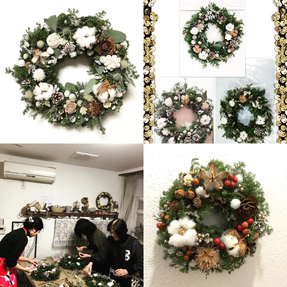 インテリアの画像 by Rabbit Garden さん | インテリアとドライフラワーとフラワーリースと季節の花と奈良の花屋とナチュラルインテリアとフラワーアレンジメントと花のある暮らしとお花好きとクリスマスリースと切り花