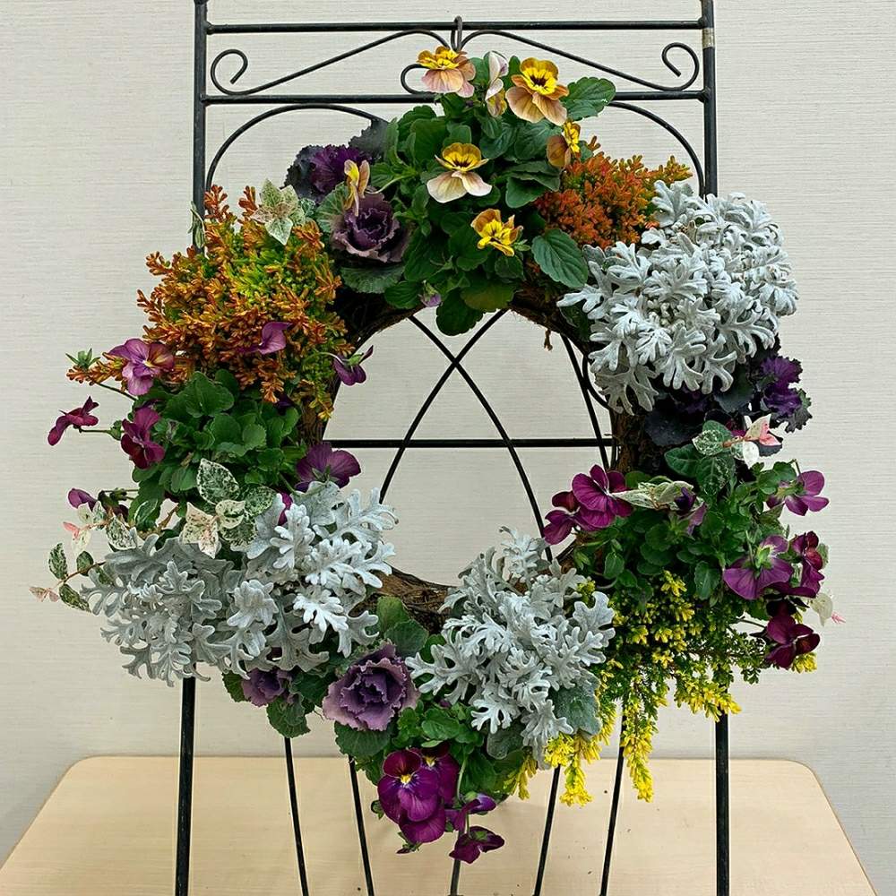 の画像 by 河野自然園さん | ビオラ・パンジーと♯葉牡丹と寄せ植えと華やかとGS映えと季節の花とリースとナチュラルスタイルとガーデニングと花のある暮らしと河野自然園