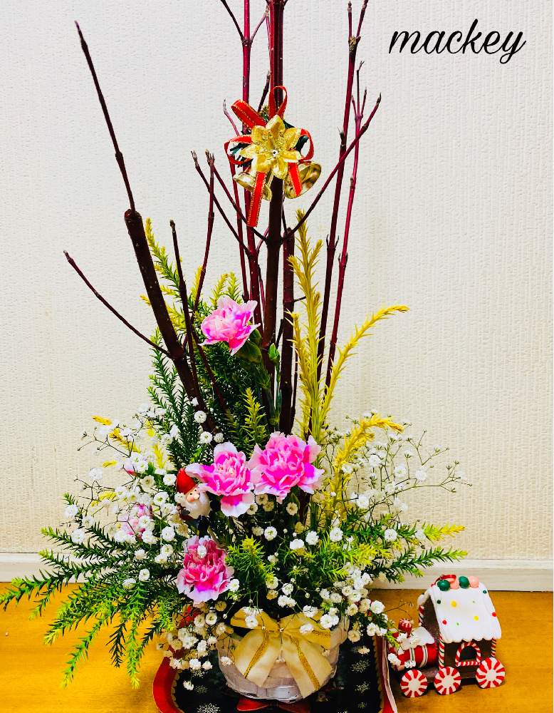 部屋の画像 by mackey ❤️さん | 部屋と自己満足♡となんちゃって生け花・アレンジと初心者と頑張ってる!と感謝とGS映えと超自己流とGSのみなさんに感謝!と花のある暮らしとGREEN UP!とクリスマス