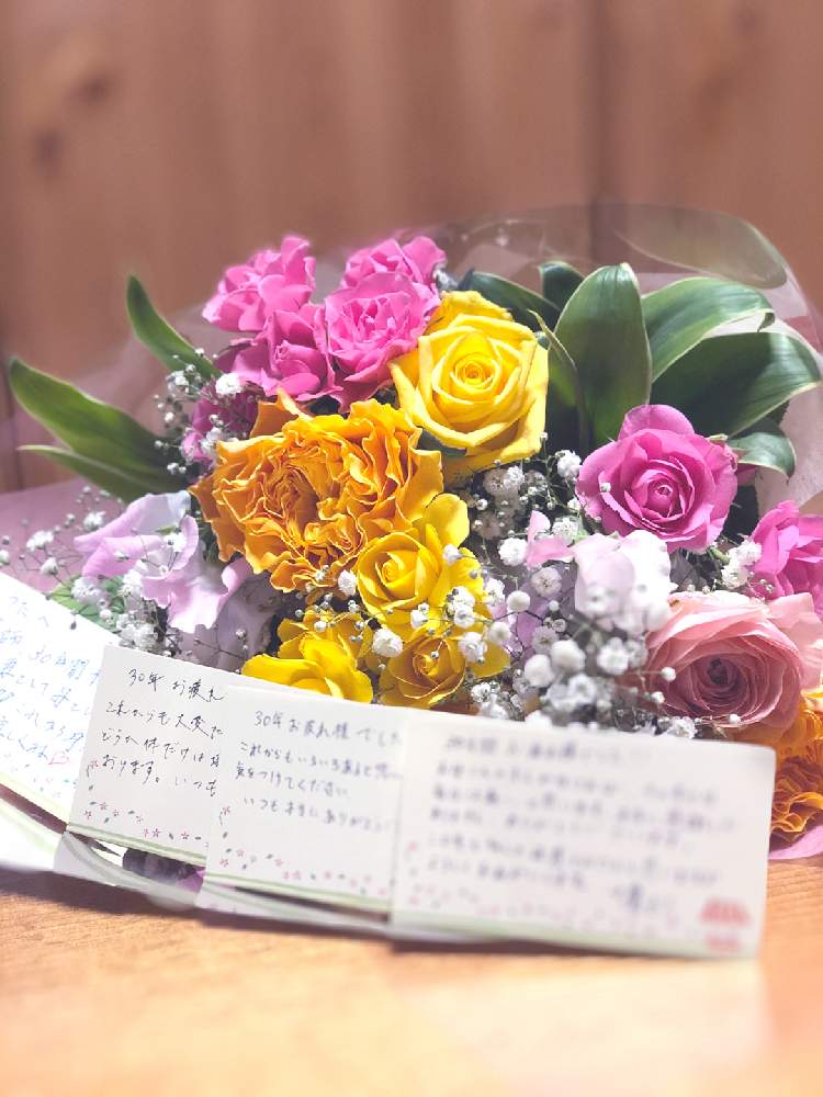 部屋の画像 by kyonさん | 部屋とプレゼント花束と花のある暮らしと癒し空間とiPhone撮影と素敵な時間