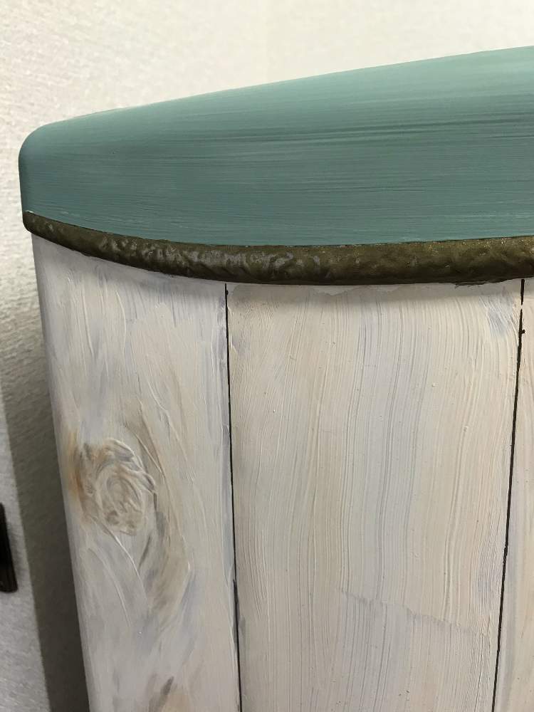 キッチンの画像 by ササっとさんさん | キッチンとアイアンペイント塗ってみた!と木目手作りと意外と簡単とアイアンペイントとお花はどこいった?としめしめと大好きな色と秘密兵器投入とステルス冷蔵庫と冷蔵庫も満足してくれたか?と没頭してこそササっとと傷心旅行は近場で済まそうと想像以上と木目冷蔵庫ってアリなのか?と冷蔵庫DIY