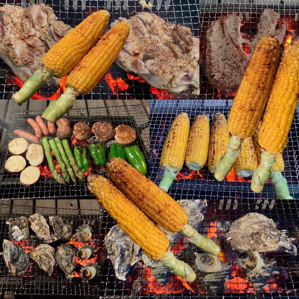 キッチンの画像 by Okavangoさん | キッチンとスイートコーンとエンジョイ・食とチラッとだけ公開といよいよ初夏へとコラージュ de パッチワーク