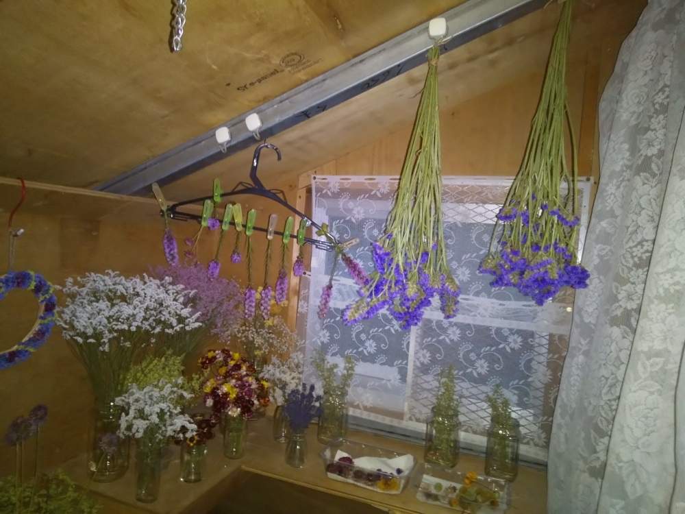 部屋の画像 by まぁちゃんさん | 部屋とドライフラワー花材と勝手に花いっぱい運動と作業場と嬉しい❤️と花のある暮らし