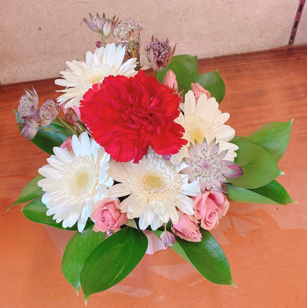 インテリアの画像 by ホエリさん | インテリアとカーネーション♡とアストランティアの花とお花大好き♡と花好きさんと繋がりたいとプレゼントとフラワーアレンジメントと花のある暮らしとバラ・ミニバラと ガーベラとお花屋さんとiPhone撮影