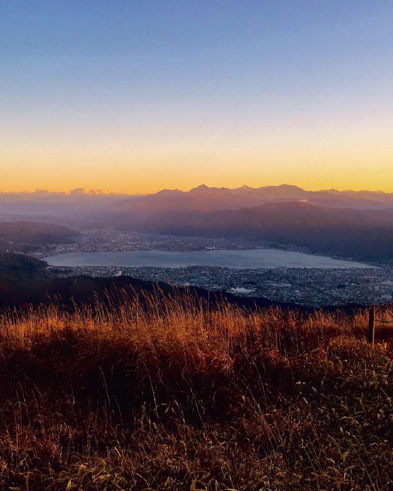 お出かけ先の画像 by 日曜大工さん | お出かけ先と諏訪湖と山の中の景色と里山大好き協会と野草とススキ*と山のある風景と妄想倶楽部と南アルプスと夕暮れ