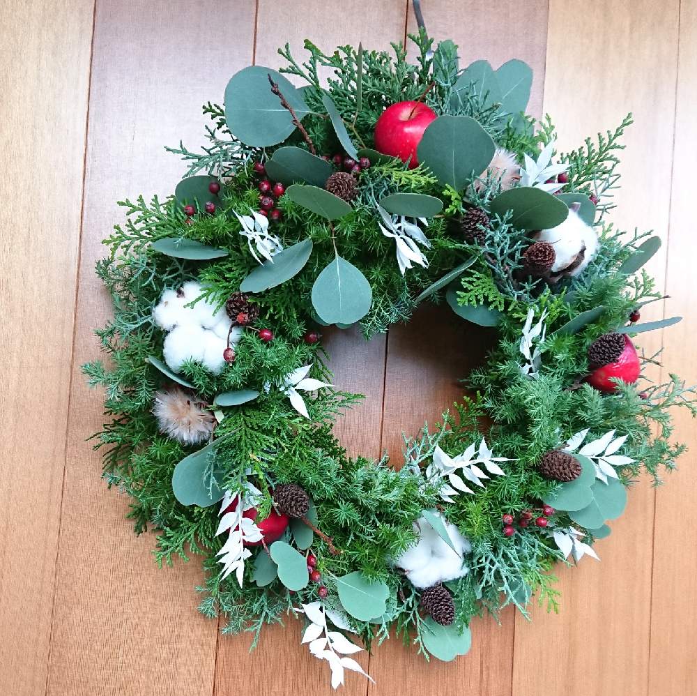 玄関の画像 by ころん花さん | 玄関とクリスマスアレンジとフレッシュクリスマスリースと花好きな人と繋がりたい