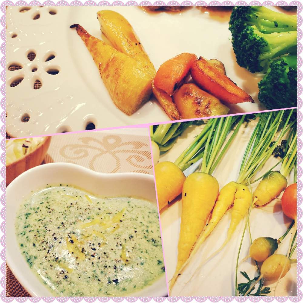 キッチンの画像 by miri☆*.+゚さん | キッチンとイエロースイート人参といつもありがとう♡とおうちde菜園と種から育てる!とGS初心者!とお料理しました✨とダイソー産