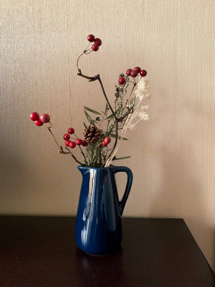 部屋の画像 by ママ子さん | 部屋とドライフラワーいろいろとドライフラワーとお気に入りの器や花瓶と植物と冬のボタニカルライフとダイソーとダイソーの花瓶と楽しみ〜とテレビの横