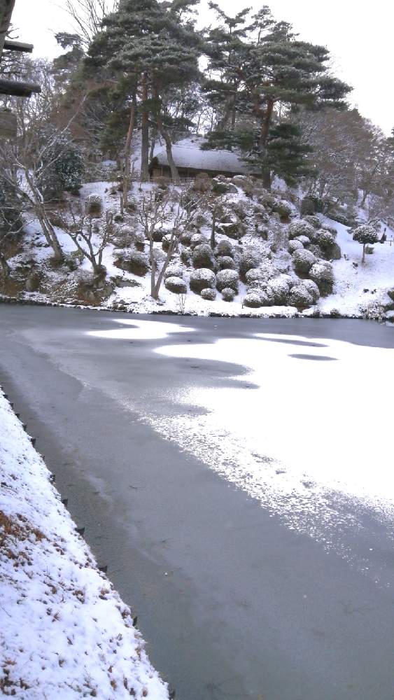 お出かけ先の画像 by 風の駅さん | お出かけ先と農業スパイク(長靴)撮影と冬景色(福島県)と水辺の水曜日と氷点下と雪景色(福島県)と霞ヶ城公園(福島県)とぶらり電動チャリと降雪と単色伯爵