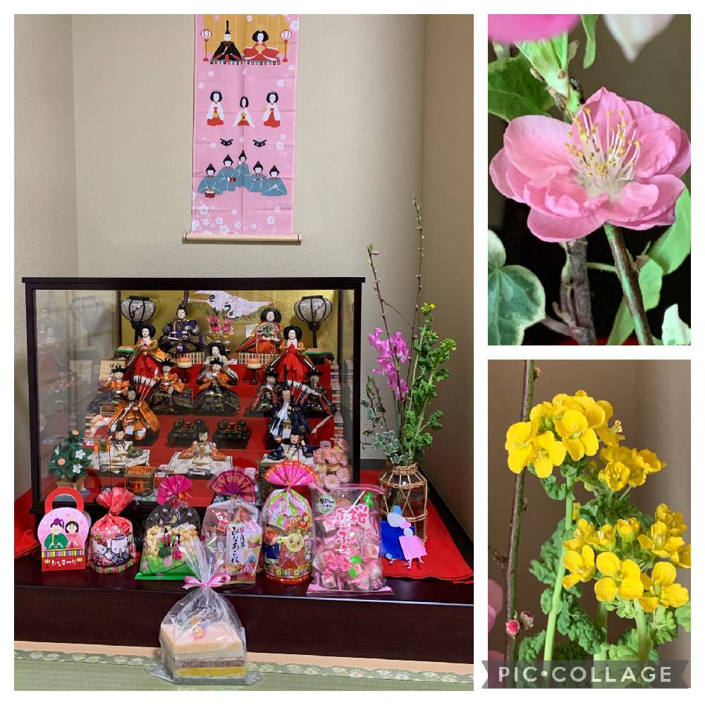 インテリアの画像 by ぽぉさん | インテリアとスイートピーと菜の花とアイビーと桃の花と花のある暮らしとおひなさま