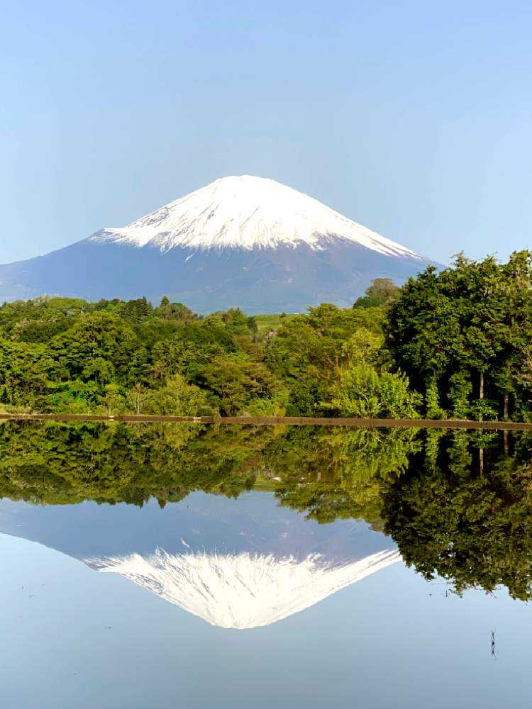 お出かけ先の画像 by ひみつのアッコちゃんさん | お出かけ先と完璧な逆さ富士と富士山の見える景色と美しいフォルムと世界文化遺産と美しい自然と美しい富士山