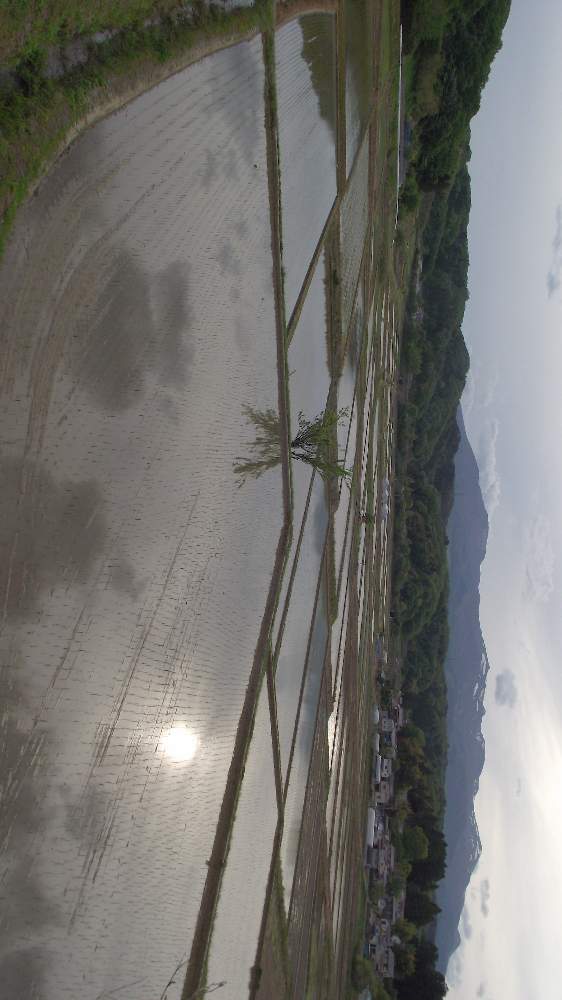 お出かけ先の画像 by 風の駅さん | お出かけ先と安達太良山(遠景)と水辺の水曜日と田園風景(福島県)とFinepix S2500HD撮影とぶらり電動チャリと農村風景(福島県)と雲仲間と土曜はお空の発表会と水面反射