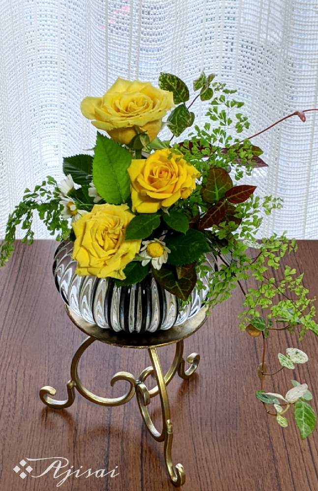 部屋の画像 by ❖アジサイさん | 部屋とばら バラ 薔薇と自己流アレンジと❖アレンジメントと生け花のある暮らしとグリーングリーン♪とアレンジと❖アジサイ生花❖と花のある暮らしとガラスの花瓶とマンション