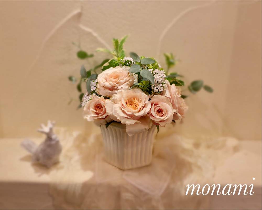 キッチンの画像 by モナミさん | キッチンと私の癒し♡とわたしの楽しみと薔薇愛同盟とおうち時間とわれら17年組とバラが咲いたよとバラのある暮らしと庭の花でアレンジとキッチンニッチでと金曜ローズショーとベンウェザースタッフと育てたお花でアレンジと大好きな花とバラが好きと庭バラ