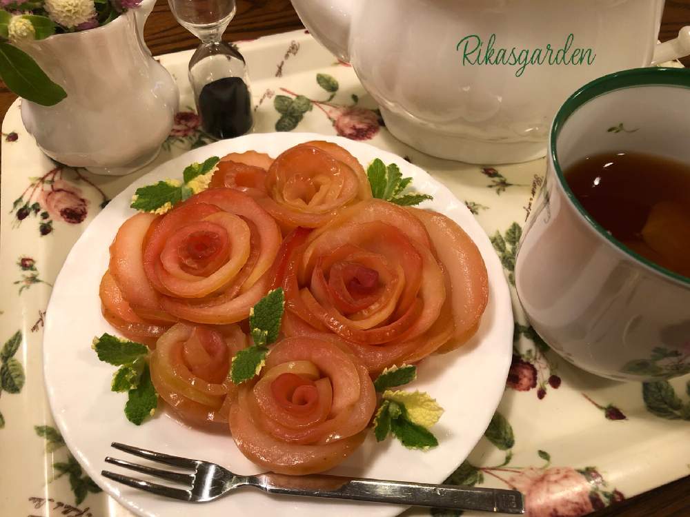 部屋の画像 by Rikasgardenさん | 部屋とパイナップルミントとリンゴと千日紅とデザートローズ❇︎とコンポートとハーブとはなあそびと実物とばら 薔薇 バラ