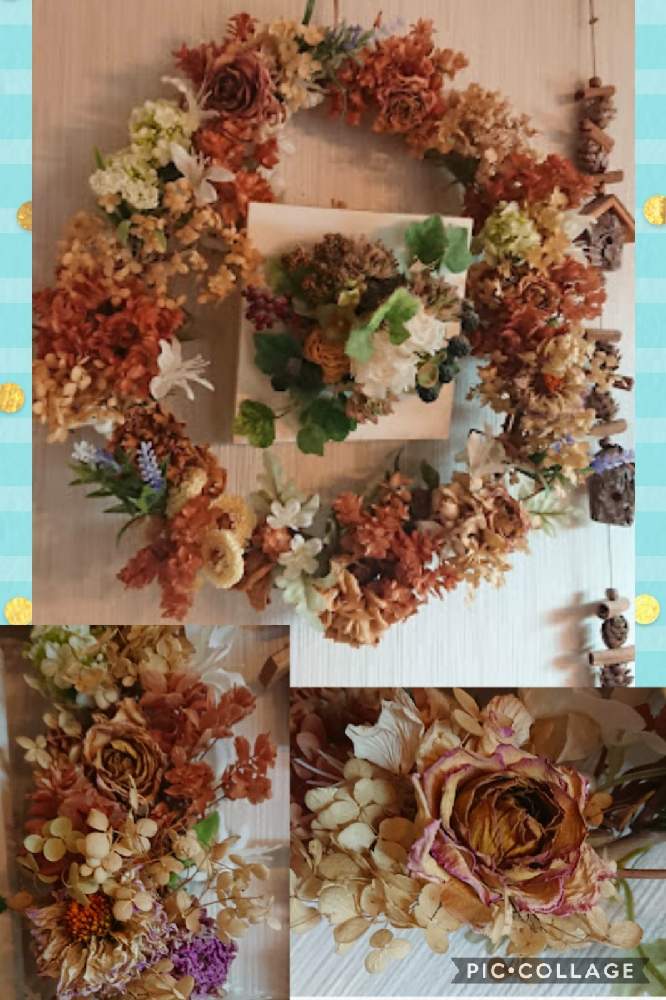 部屋の画像 by のりりんの森さん | 部屋とダリア 淡雪手まりと薔薇 ピースとドライフラワーリースとキュンキュン乙女倶楽部と癒やされますと花いろいろとドライにチャレンジと秋色リースと渋カワのお花