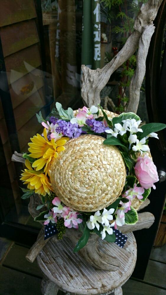 麦わら帽子の花飾りの投稿画像 By アンドーナツさん 16月7月28日 Greensnap グリーンスナップ