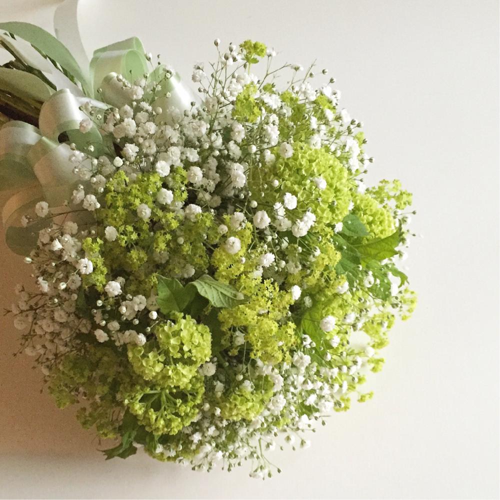 ビバーナム スノーボールの投稿画像 By Lottyさん かすみ草とビバーナム スノーボールとカスミ草 ブーケ 16月8月30日 Greensnap グリーンスナップ