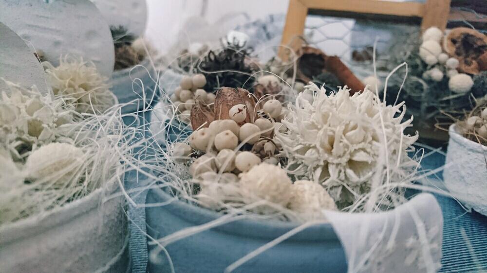 ボラフラワーの投稿画像 By Sym さん アンバーバームとペッパーベリーとクルミの殻とハンドメイドとドライフラワーとリメイク缶 16月9月23日 Greensnap グリーンスナップ