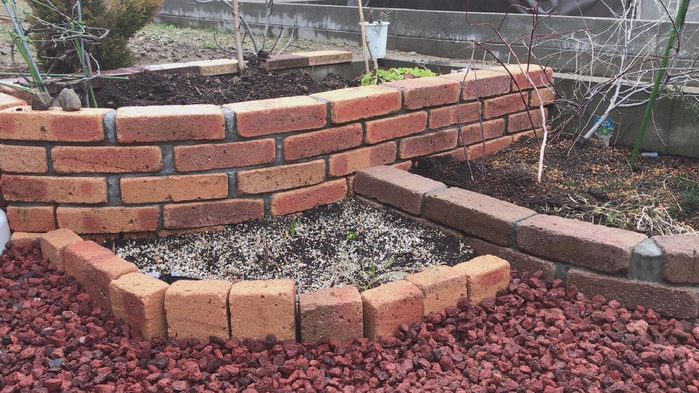 花壇の投稿画像 By だぃさん 自作庭と我が家の花壇とずぼらdiyが丸見えとdiy 17月3月3日 Greensnap グリーンスナップ