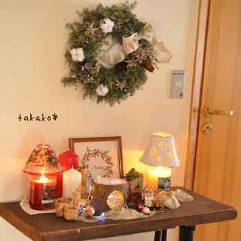 フレッシュ  クリスマスリースの画像 by takako *さん | 部屋とフレッシュ  クリスマスリースとWEEKEND FLOWERと【Xmas2017】フォトコンと北海道とクリスマスリースと楽しい！
