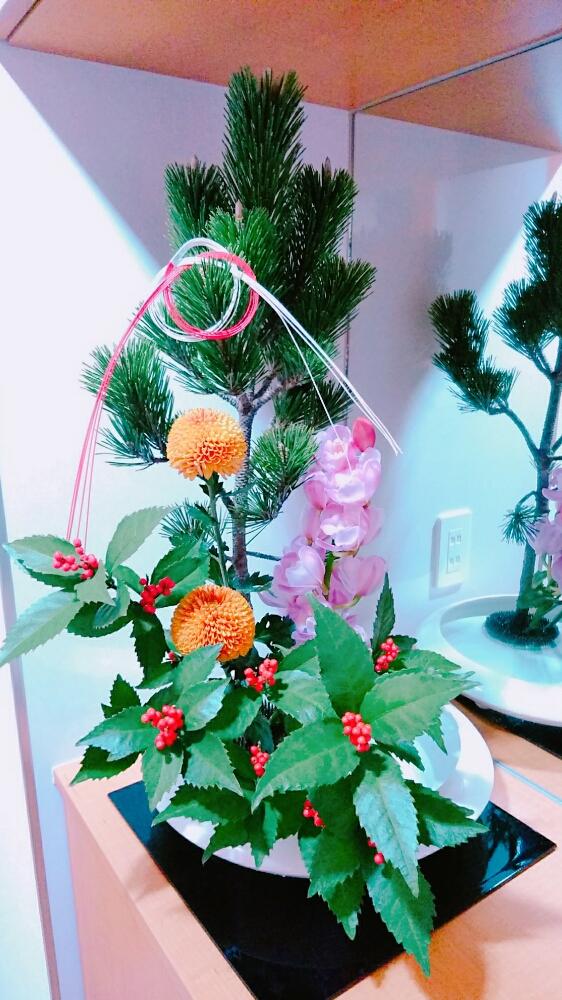 植物とお花で迎えるお正月の投稿画像 By 野崎 真弓さん いけばなとお正月とお正月飾り 17月12月30日 Greensnap グリーンスナップ
