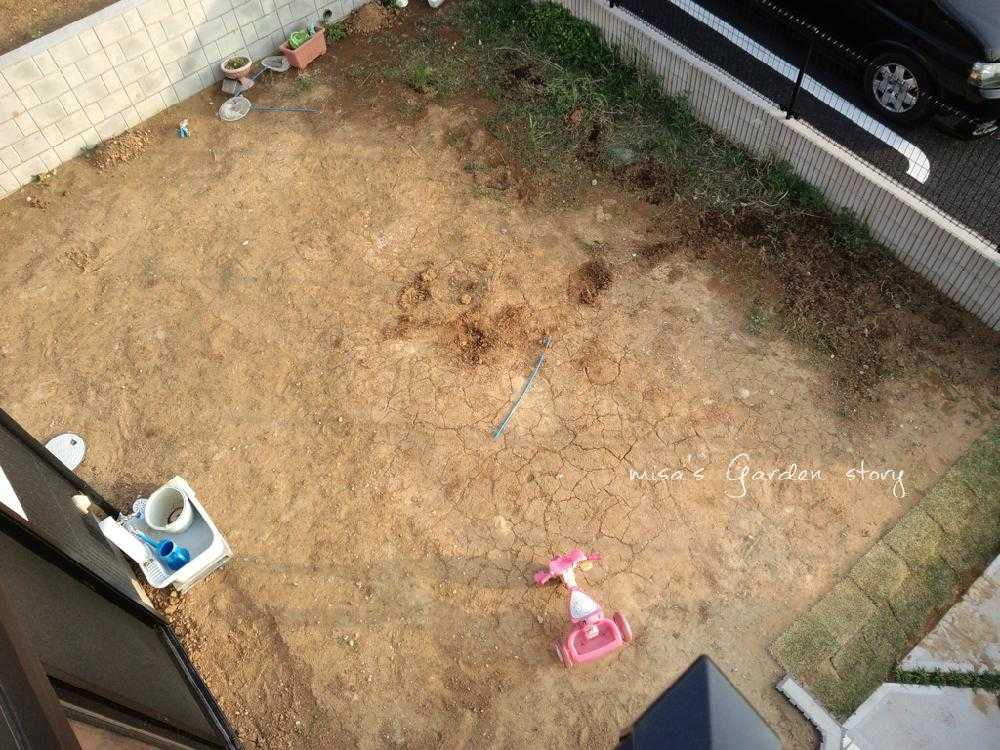 Misaのお庭が出来るまで お庭全体の配置図 Greensnap グリーンスナップ