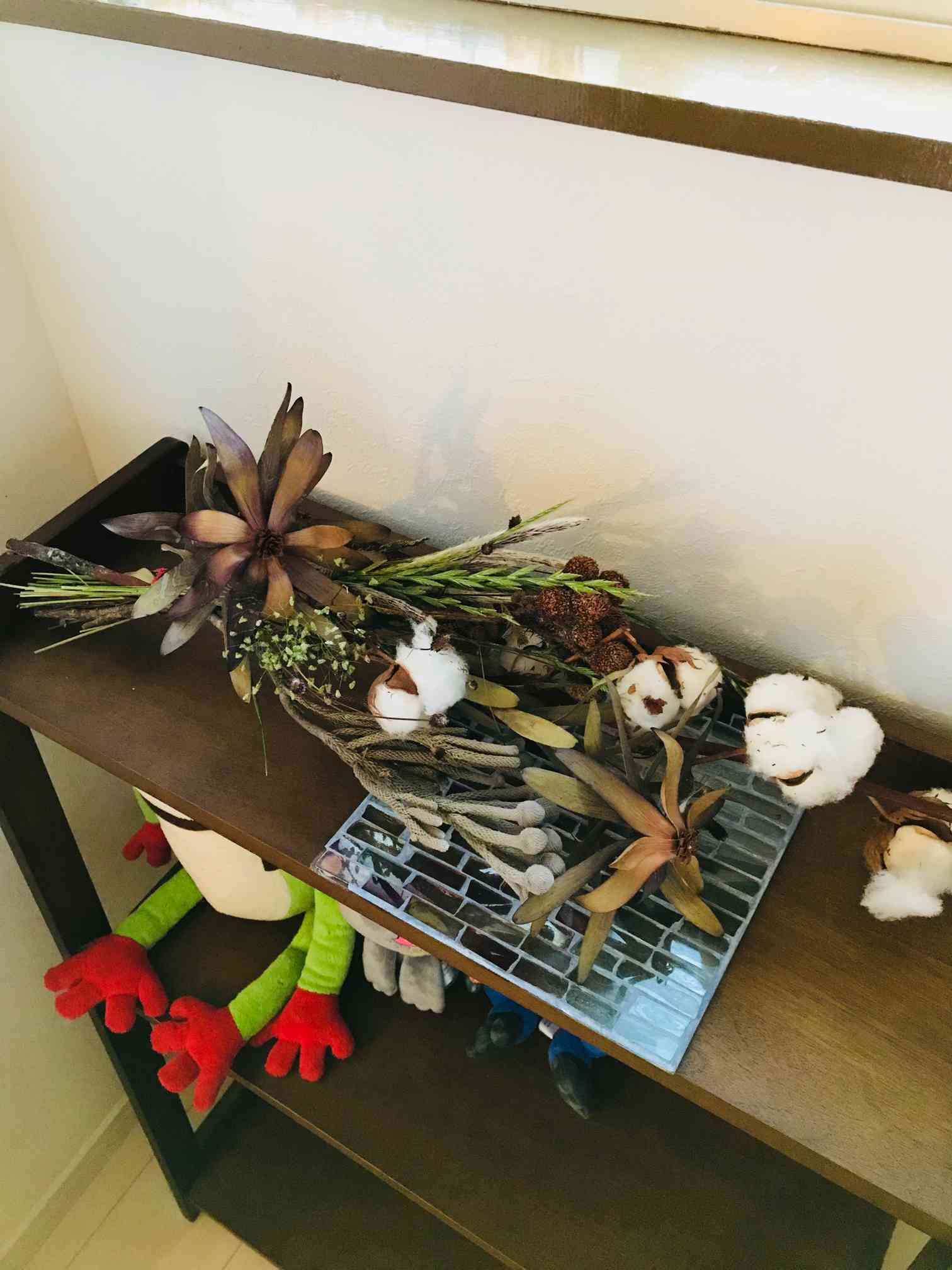 雑草とドライフラワーのスワッグ｜🍀GreenSnap（グリーンスナップ）