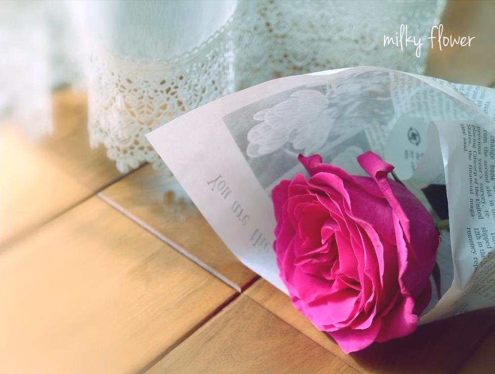 バラの投稿画像 By ミルキーさん 花一輪と花のある暮らしとかわいいよ といただきもの 18月8月21日 Greensnap グリーンスナップ