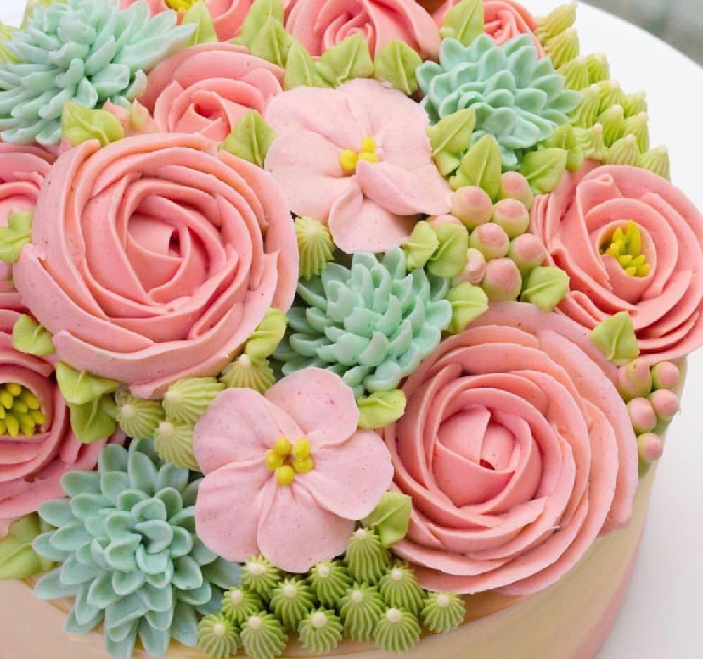 ピンクの花の投稿画像 By 工房 彩さん インスタグラムよりと花のデコレーションケーキとスイーツと素敵すぎる とケーキと花のある暮らし 18月9月13日 Greensnap グリーンスナップ