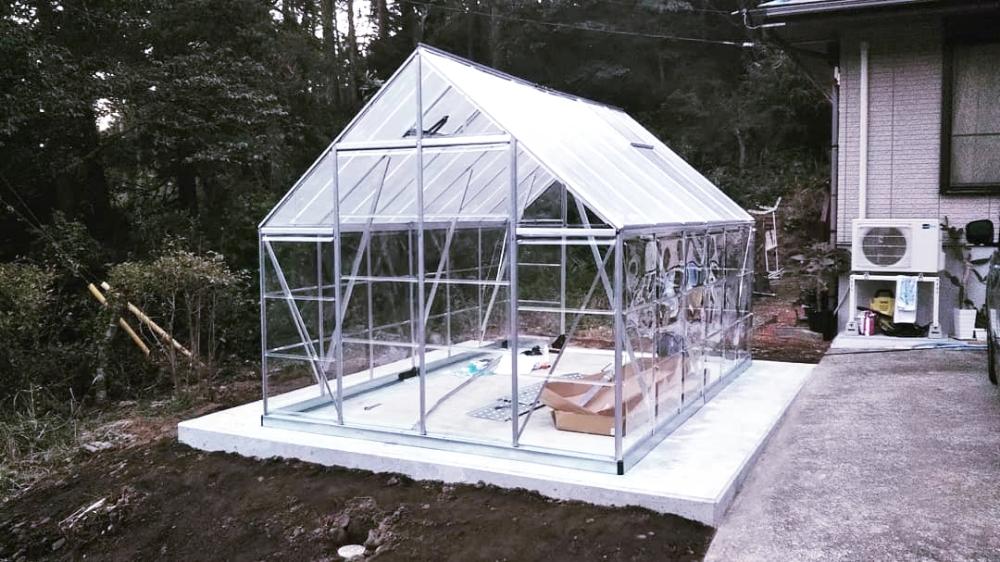 アルミ温室の投稿画像 By デュークさん 我が家の温室と趣味のスペースと温室とグリーンハウスとgreen House 18月10月8日 Greensnap グリーンスナップ