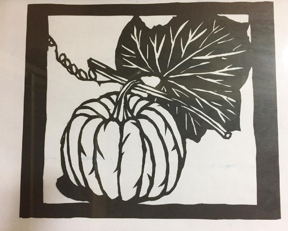 切り絵の南瓜の投稿画像 By Sunさん 母の作品と母の切り絵 18月10月18日 Greensnap グリーンスナップ