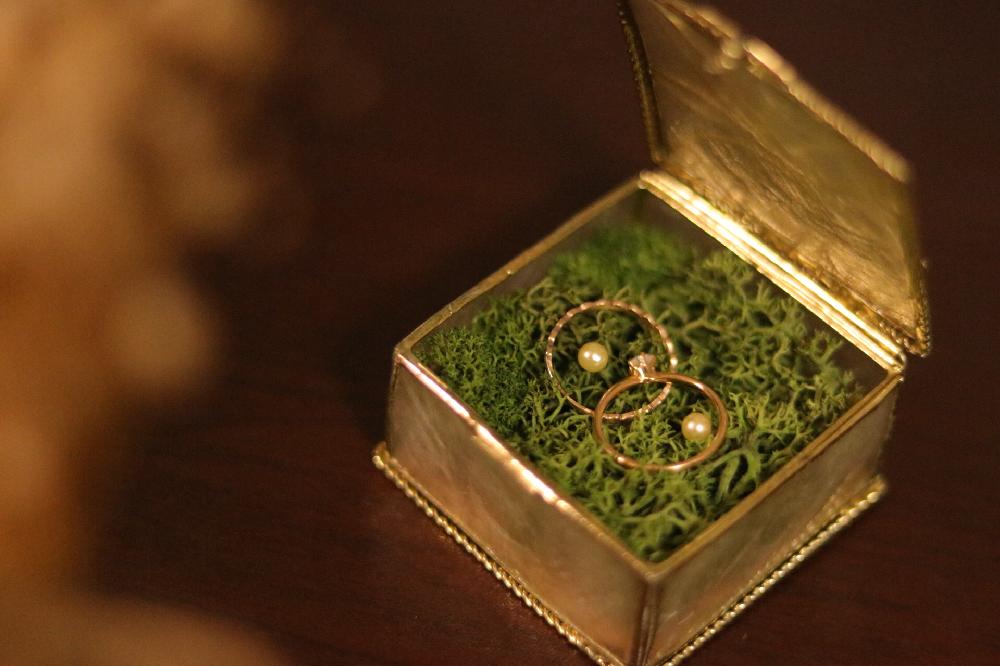 モスの投稿画像 By Shiroさん リングピローと結婚指輪と植物と結婚指輪と結婚式と インテリアグリーン フォトコンテスト18 18月10月30日 Greensnap グリーンスナップ