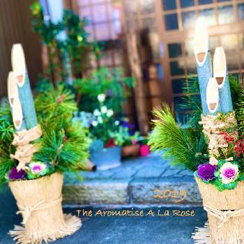 門松作りの画像 by イングリッシュガーデンさん | お出かけ先とGS映えと花のある暮らしと門松  と門松作り