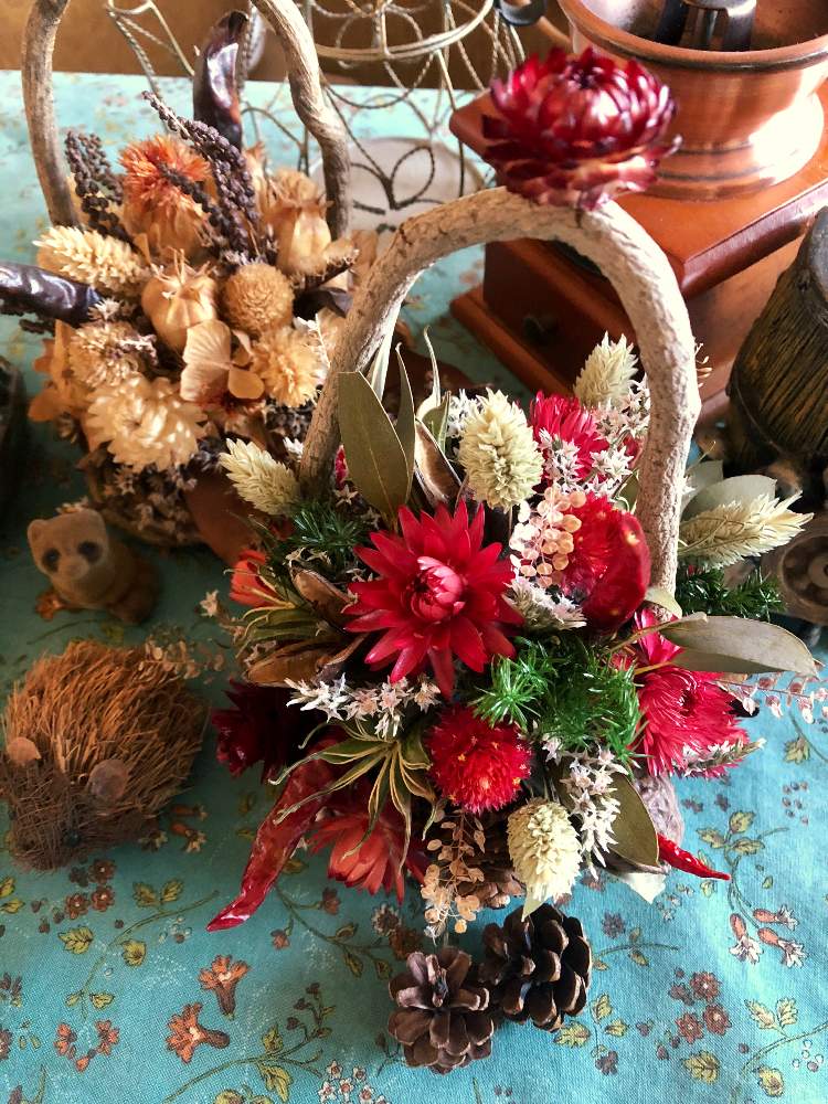 ドライフラワーアレンジの投稿画像 By 木蓮さん 花のある暮らし 19月1月11日 Greensnap グリーンスナップ