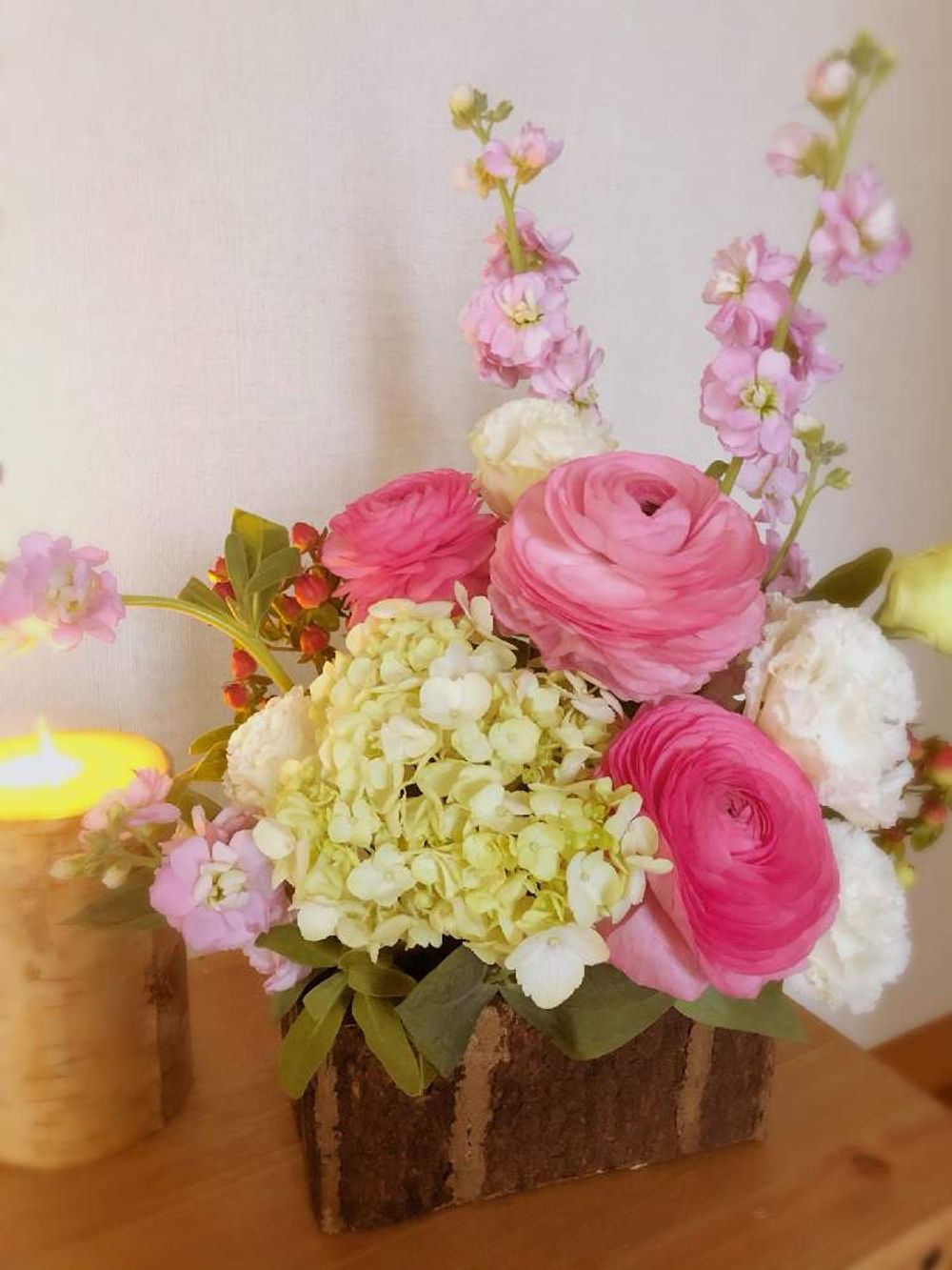 トルコキキョウ　赤い花