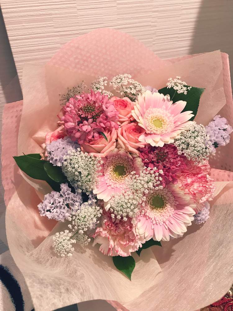 プレゼントの投稿画像 By Ayumiさん ピンク ピンクとブーケと可愛いと花のある暮らしとかわいいとお花好きとお花好きの人と繋がりたいと花束 19月3月15日 Greensnap グリーンスナップ