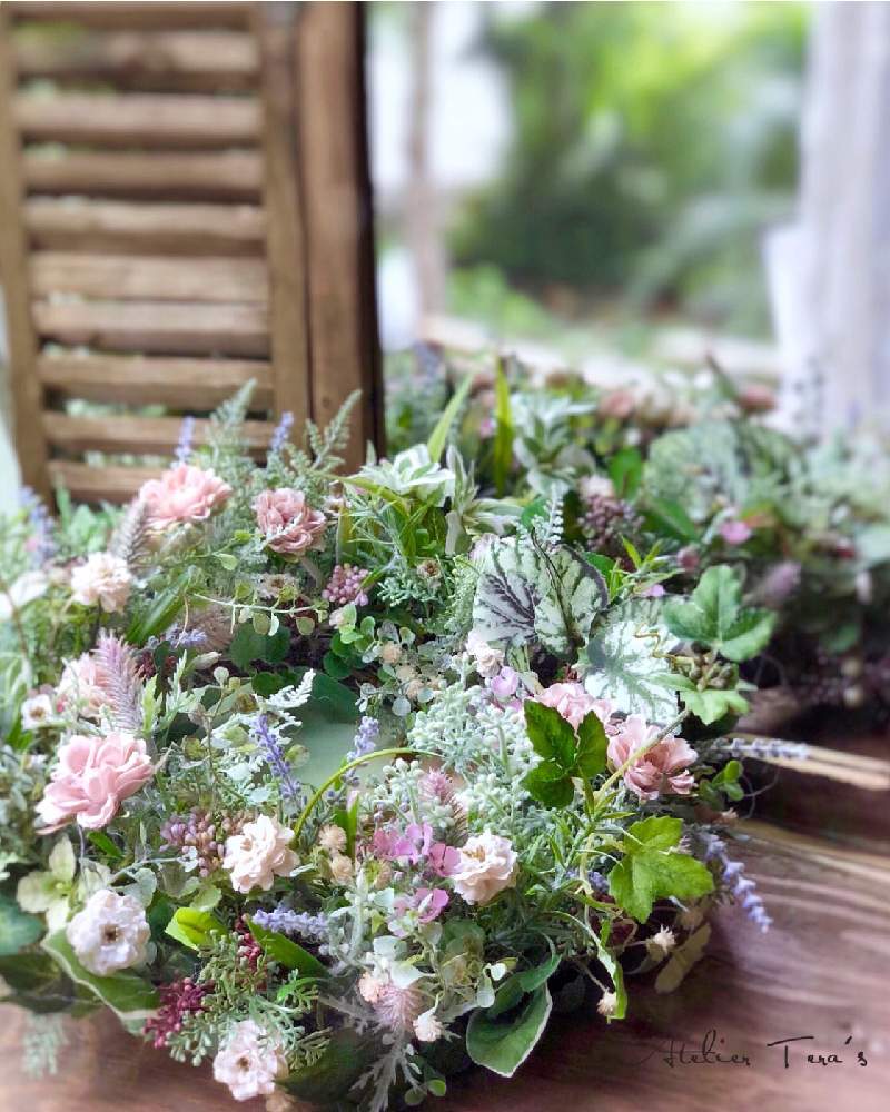 アーティフィシャルフラワーアレンジメントの投稿画像 By アトリエテラスさん 今日のお花とリースとナチュラルリースとフラワーアレンジメントと花のある暮らし 19月5月1日 Greensnap グリーンスナップ